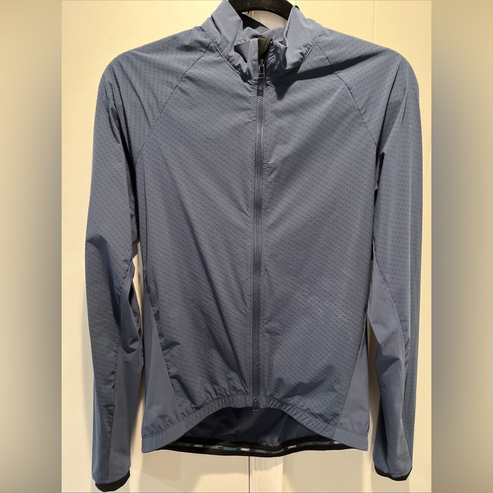 Ornot Men's Micro Climate Jacket Large Stone Blue Wind Rain DWR Made In USA